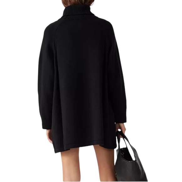 Ba&sh Medee Turtleneck Sweater Dress in Black (M/2) - Picture 4 of 13